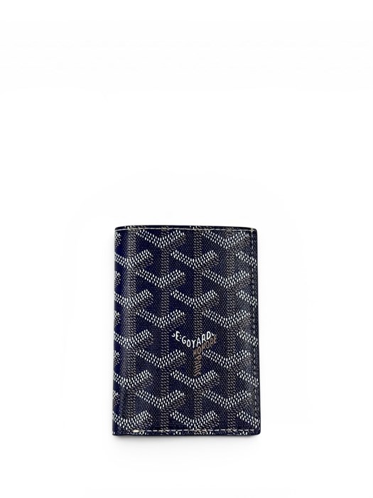 GOYARD визитница книжкой синяя ВЗ-0043