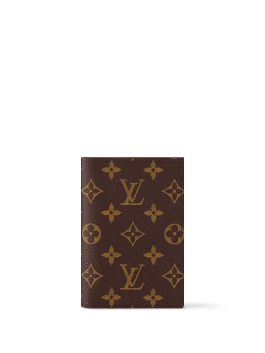 LV обложка на паспорт коричневая монограмма ОП-0321