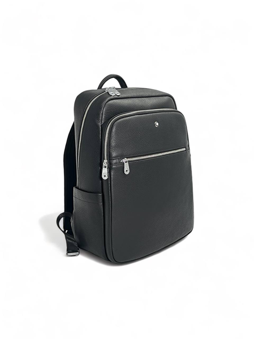 MONTBLANC рюкзак большой кожа того передний карман на молнии РК-0436