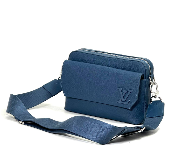LV Мессенджер Fastline синий кожа того МС-2571