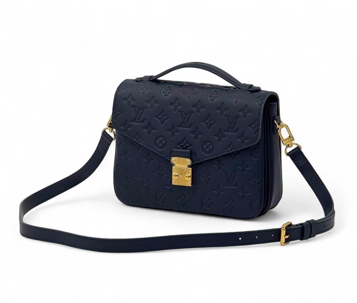 LV сумка Pochette Metis кожа монограмма синяя СК-00301