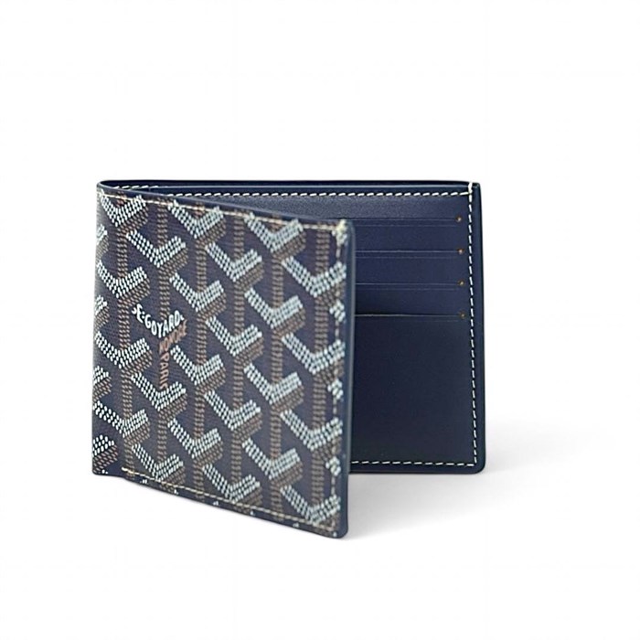 Goyard портмоне канва синее ПМ-00060