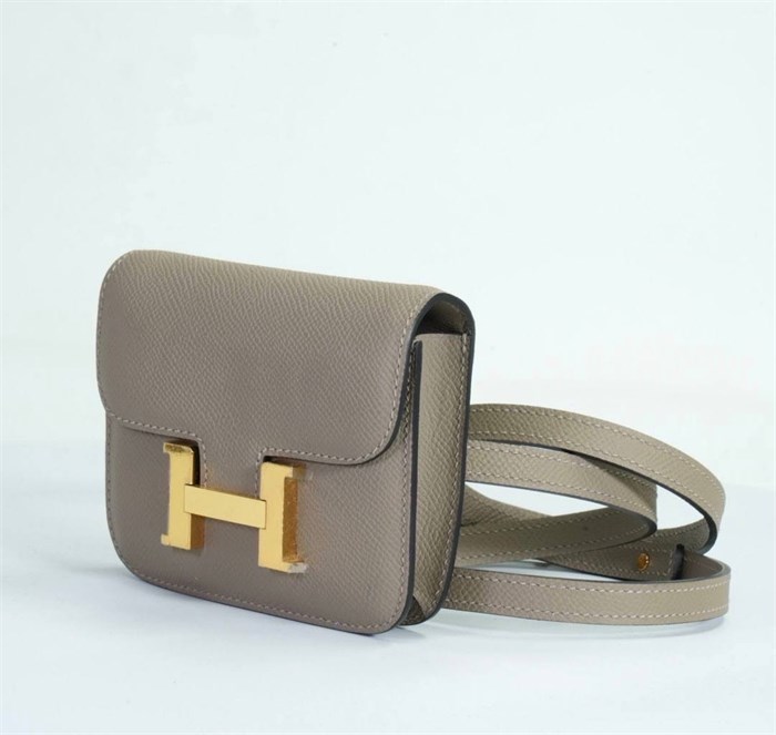 HERMES сумка Constance mini на пояс кожа Эпсом этуп золото СК-00452