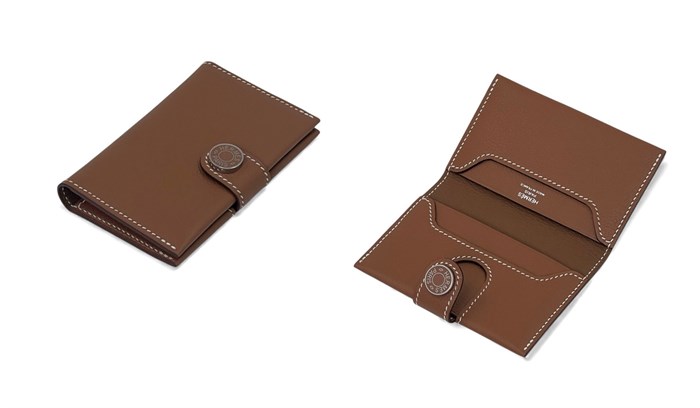HERMES визитница книжка кэмел ВЗ-00522