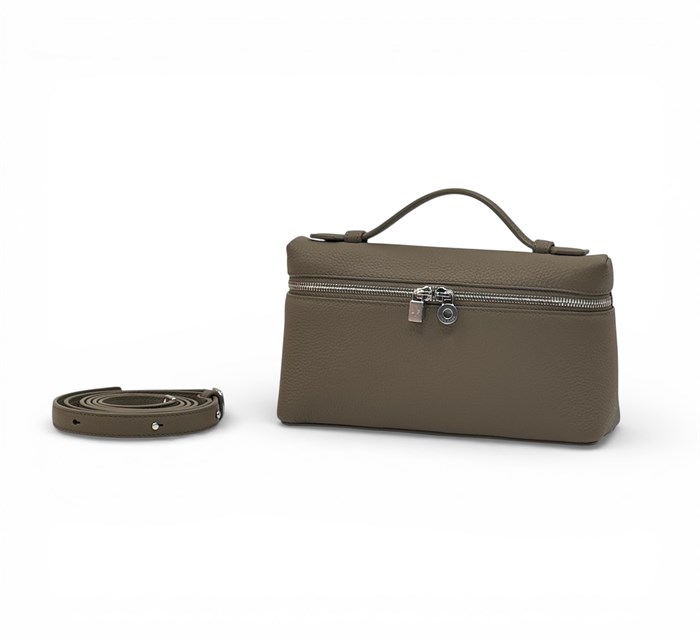 Loro Piana сумка маленькая того бежевая серебро СК-00703