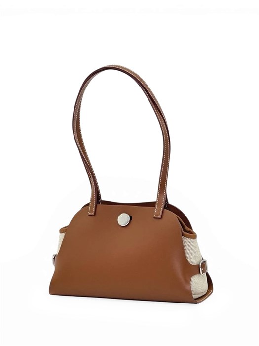 HERMES Tablier сумка кэмел свифт текстиль СК-00469