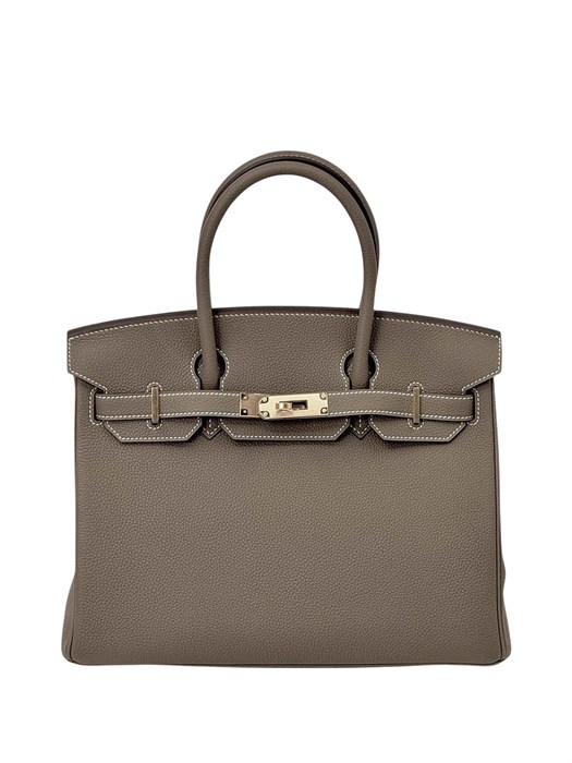 HERMES сумка Birkin кожа Того 30 см этуп золото СК-01619