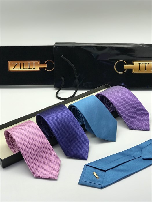 ZILLI галстук сиреневый ГЛ-0838