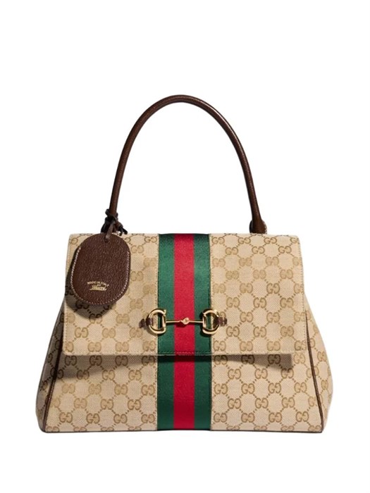 GUCCI сумка Paparazzo medium текстиль бежевая СК-01625