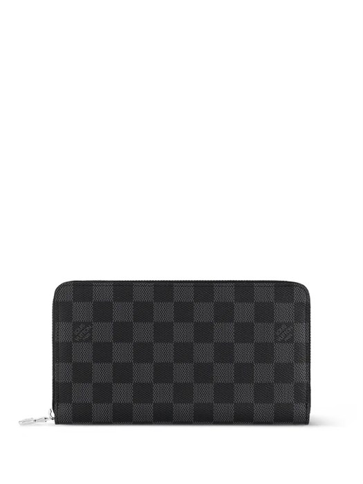 LV кошелек Zippy большой серая шашка КЛ-0305