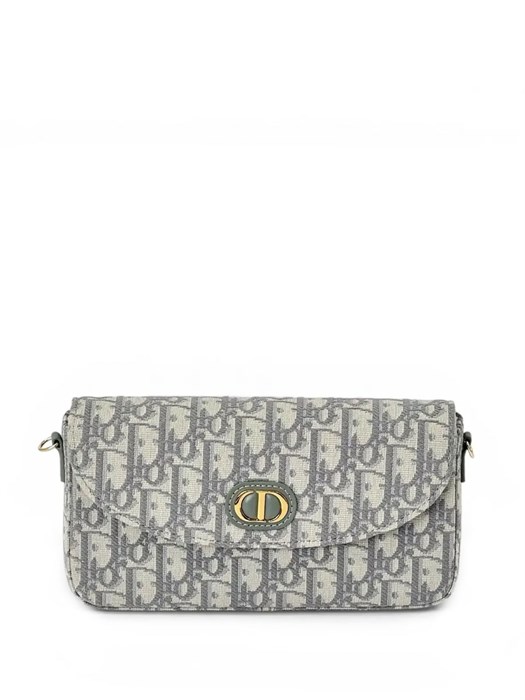 DIOR сумка 3 в 1 текстиль серая СК-01467