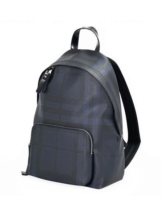 BURBERRY рюкзак мягкая канва клетка синий РК-1670
