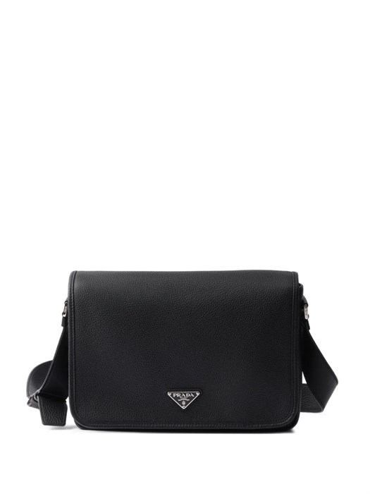 PRADA мессенджер черная кожа того маленький МС-00188