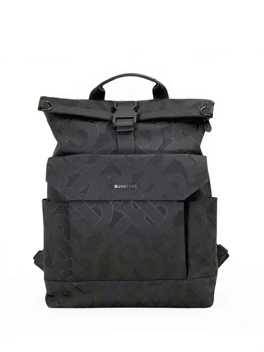 BURBERRY рюкзак текстиль черный лого с застежкой РК-2351