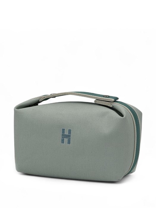 HERMES косметичка Bride-a-Brac текстиль на молнии большая мятная НС-00336
