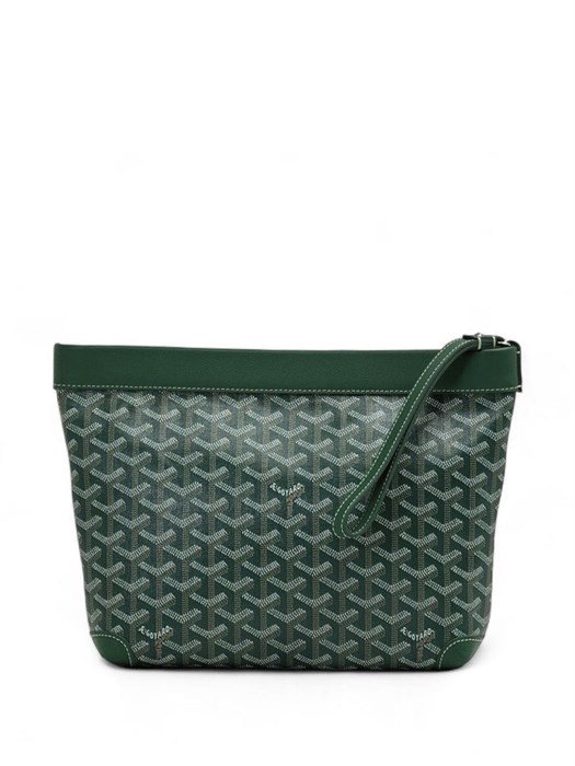 Goyard несессер канва монограмма зеленый НС-00049