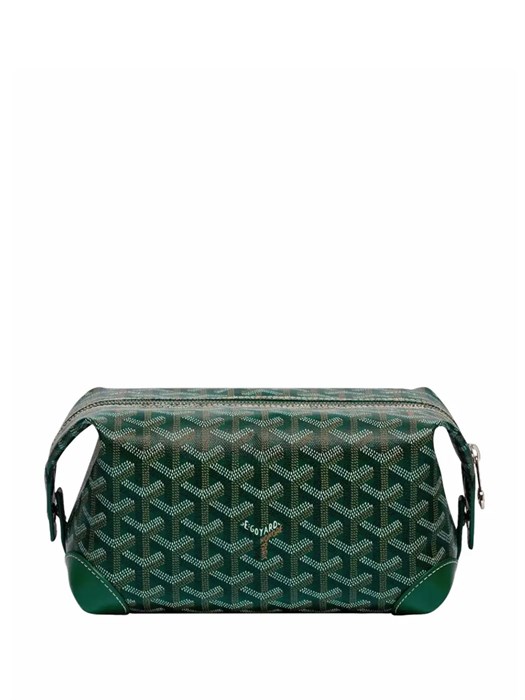 GOYARD несессер Bowling канва монограмма зеленая НС-00929