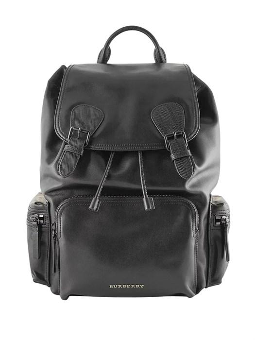 BURBERRY рюкзак черный с карманами по бокам РК-2500