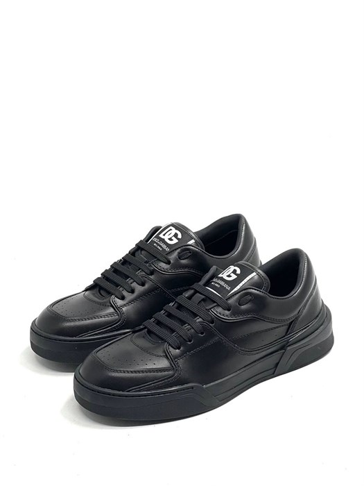 DOLCE&GABBANA кеды черные лого на язычке ОС-2258