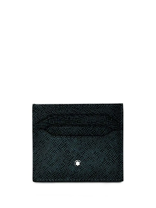 MONTBLANC визитница кожа софьяно темно-синяя ВЗ-01501