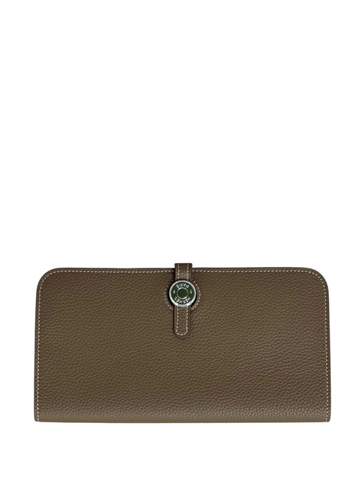HERMES кошелек кожа Того с хлястиком этуп внутри визитки КЛ-01661