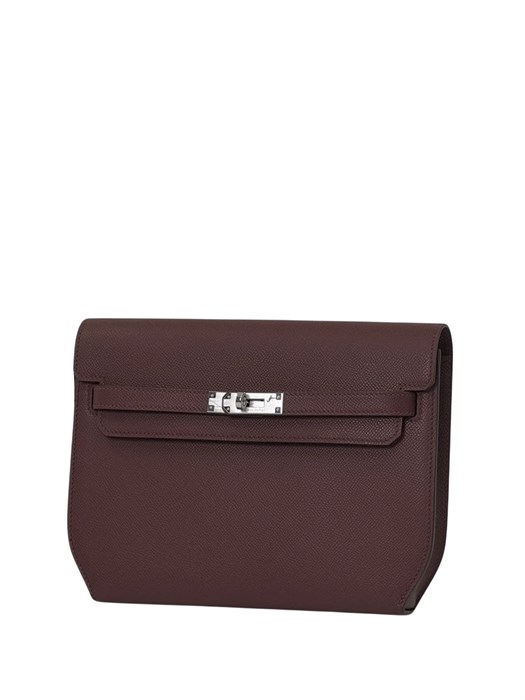 HERMES борсетка эпсом бордовая БР-00158