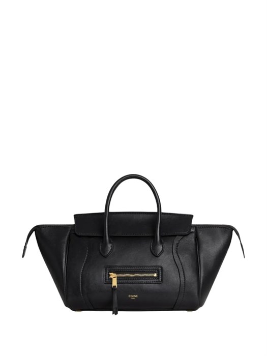 CELINE сумка черная кожа маленькая СК-01229