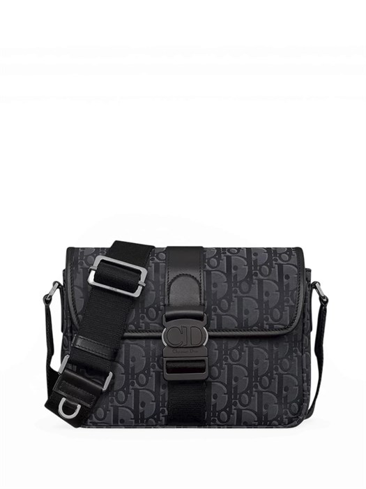DIOR мессенджер нейлон монограмма черный МС-00994