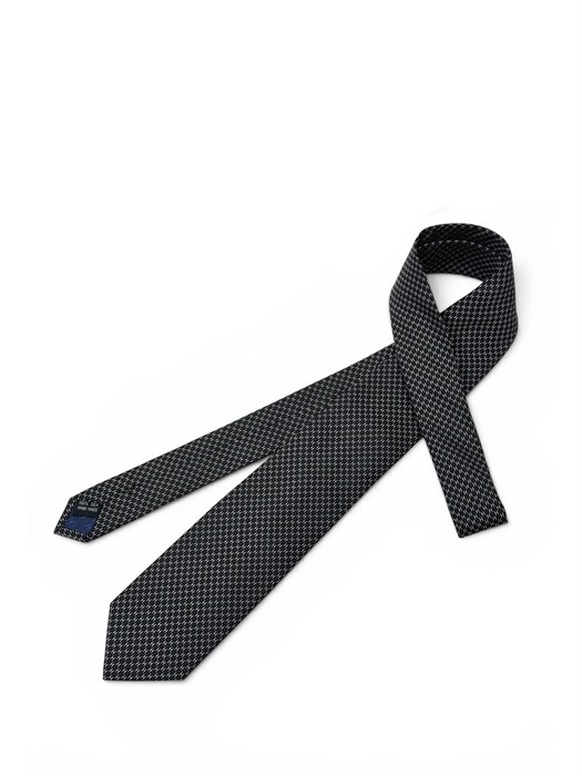 HERMES галстук черный ГЛ-01678