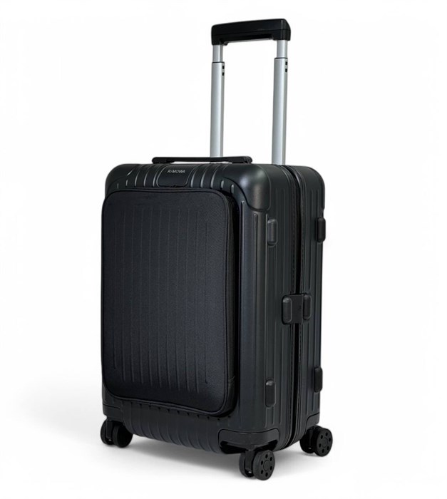 RIMOWA 50 см чемодан пластик с наружным карманом черный ЧМ-00015