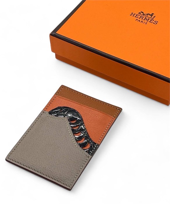 HERMES визитница кожа эпсом змея ВЗ-00355