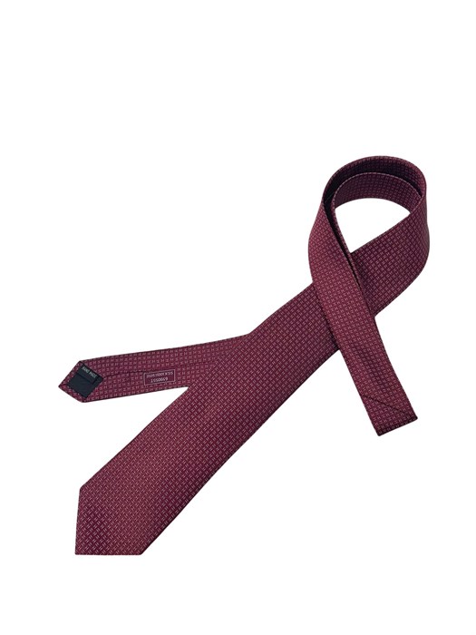 HERMES галстук бордовый ГЛ-00123