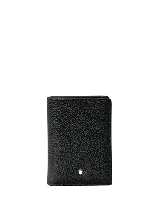 MONTBLANC визитница маленькая черная из кожи того ВЗ-2669