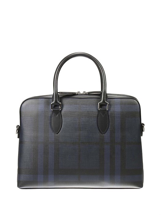 BURBERRY портфель маленький закругленный синяя клетка ПР-0424
