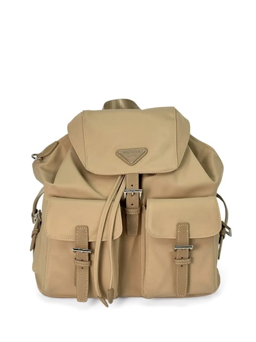 PRADA рюкзак нейлон бежевый с кошельком РК-01314