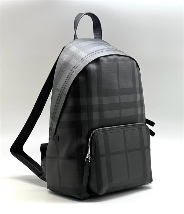 BURBERRY рюкзак мягкая канва клетка серый РК-1669