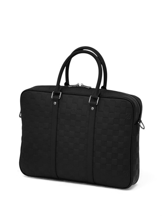 LV портфель Voyage PM кожа шашка черный ПР-00150