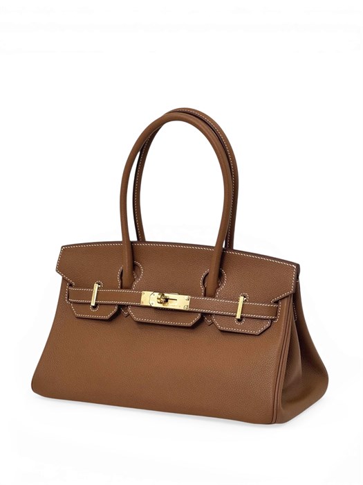 Hermes сумка Shoulder 29 см кэмел золото СК-01037