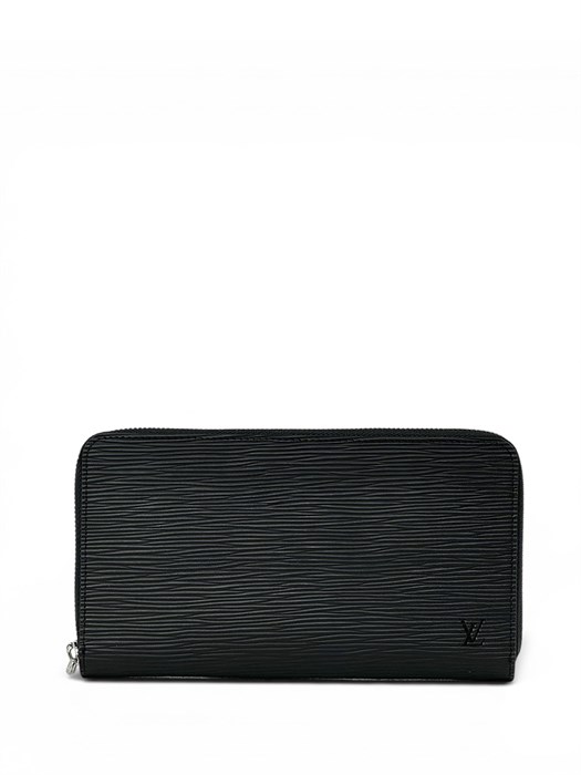LV кошелек Zippy кожа Эпи большой черный КЛ-0307