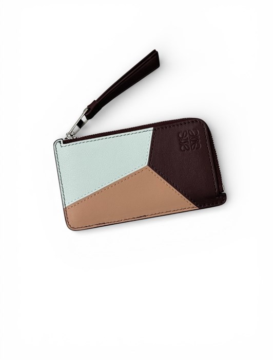 LOEWE визитница на молнии розово-голубая ВЗ-00885