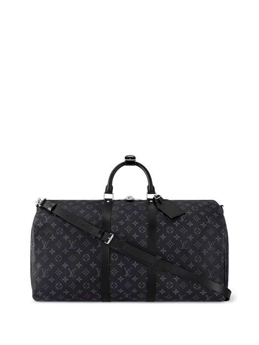 LV дорожная сумка Keepall 50 см серая монограмма ДС-0971