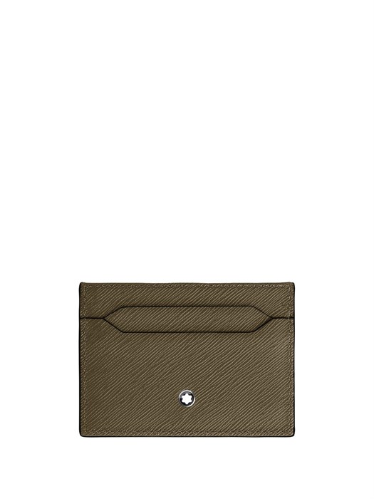 MONTBLANC визитница маленькая бежевая из кожи эпсом ВЗ-0066