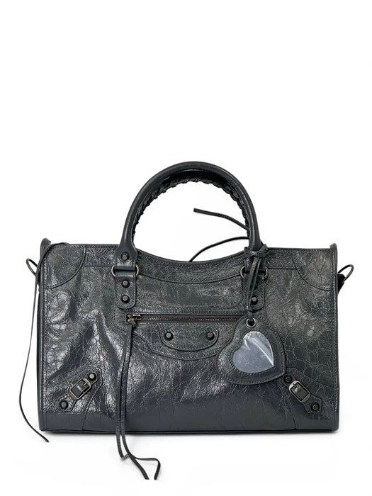 BALENCIAGA сумка Le City кожа серая СК-01532