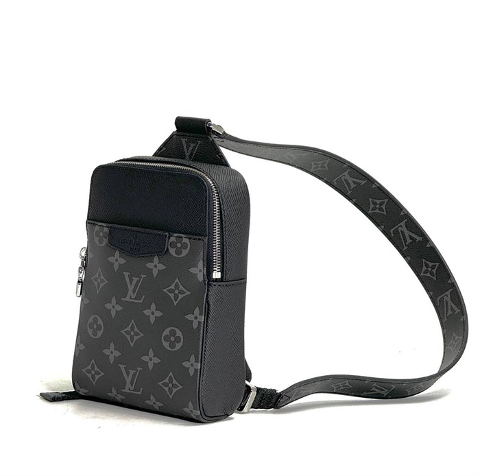 LV слинг AOUTDOOR серая монограмма канва СЛ-1908