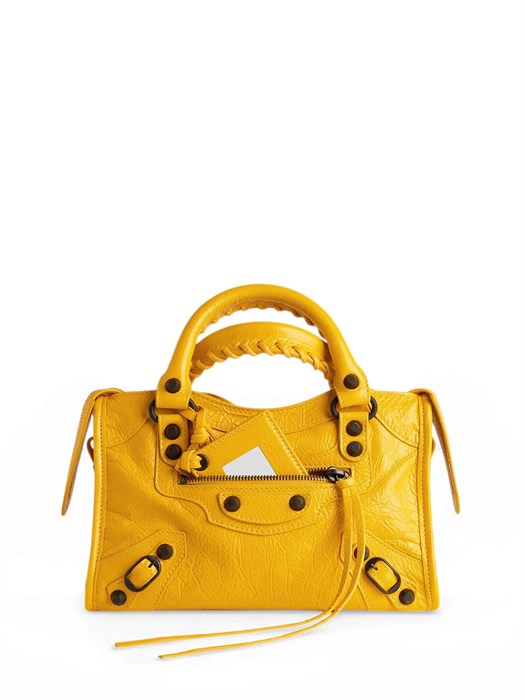 BALENCIAGA сумка Le Сity mini кожа желтая СК-01436