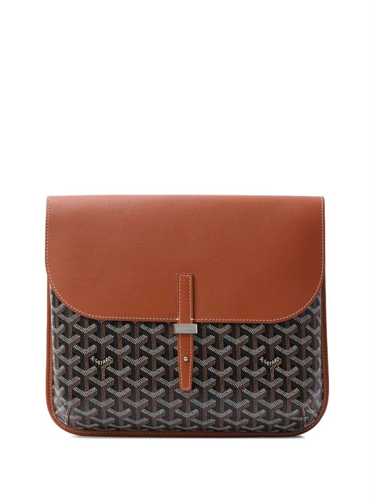 Goyard мессенджер с клапаном канва монограмма коричневый МС-00003