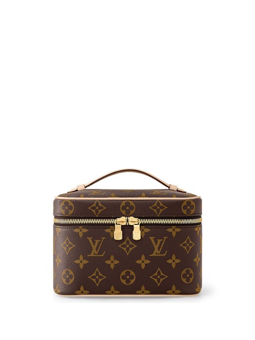 LV косметичка Nice mini коричневая монограмма маленькая НС-9549