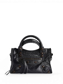 {{photo.Alt || photo.Description || 'BALENCIAGA сумка Le City Mini мятая кожа черная'}}