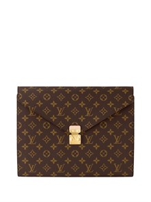 {{photo.Alt || photo.Description || 'LV папка Travel Storage Bag коричневая канва монограмм золото'}}