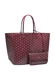GOYARD сумка шоппер бордовая 40см СК-01093